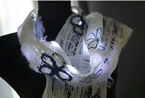 科学家发明颠覆出纺织工业的LED智能纺织品
